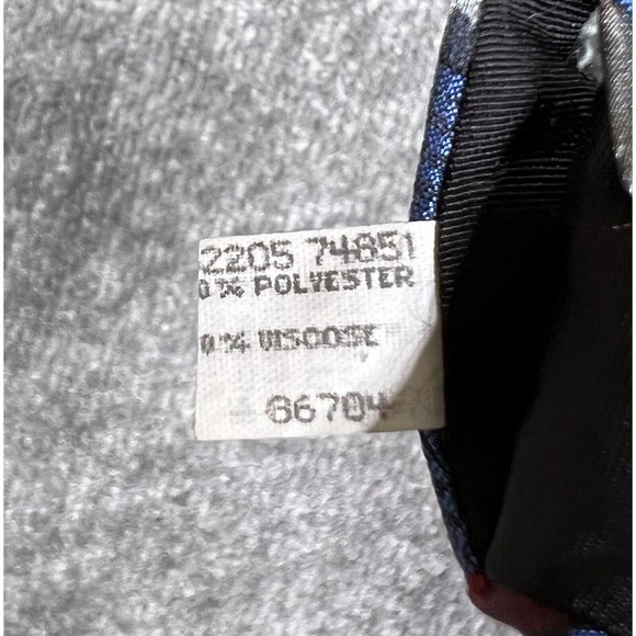 Oscar De La Renta Studio Abstract Car Print Mens Pointed Neck Tie Made In USA - Picture 5 of 11